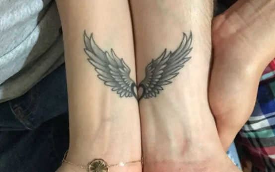 angel wings tattoo